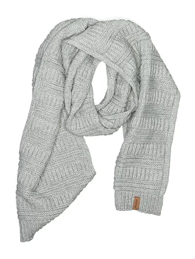 Pre-owned Assorted Brands Scarf In Gray