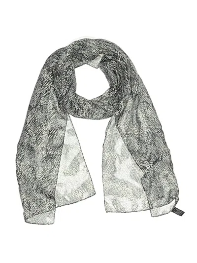 Pre-owned Assorted Brands Scarf In Gray