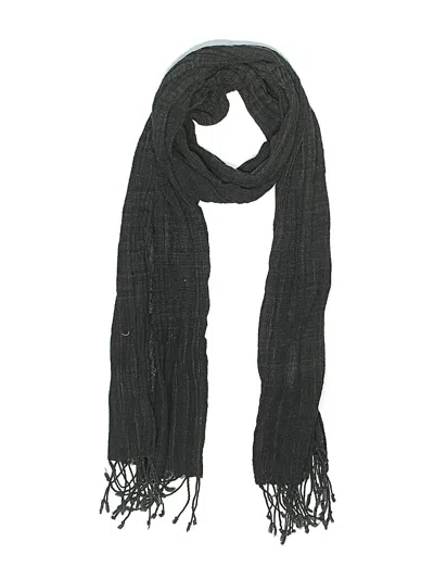 Pre-owned Assorted Brands Scarf In Gray