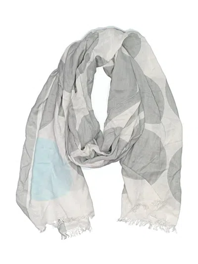Pre-owned Assorted Brands Scarf In Gray