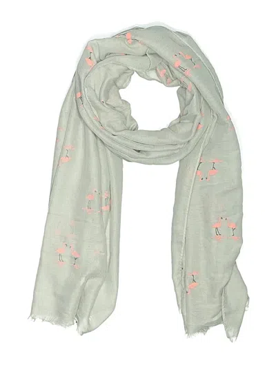 Pre-owned Assorted Brands Scarf In Gray