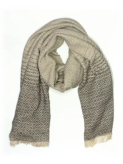 Pre-owned Assorted Brands Scarf In Gray