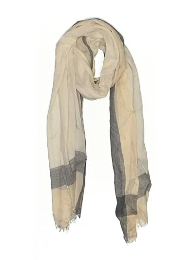 Pre-owned Assorted Brands Scarf In Gray