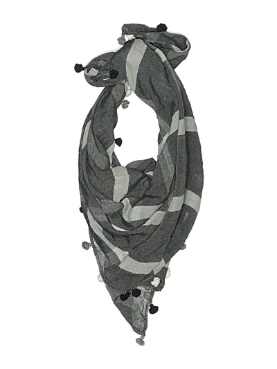 Pre-owned Assorted Brands Scarf In Gray