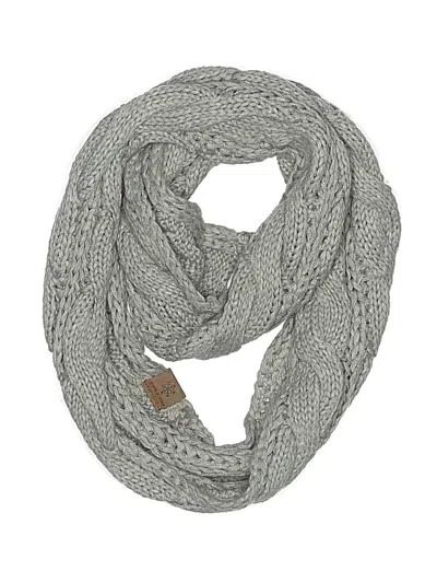 Pre-owned Assorted Brands Scarf In Gray