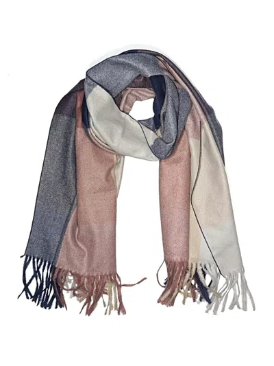 Pre-owned Assorted Brands Scarf In Gray
