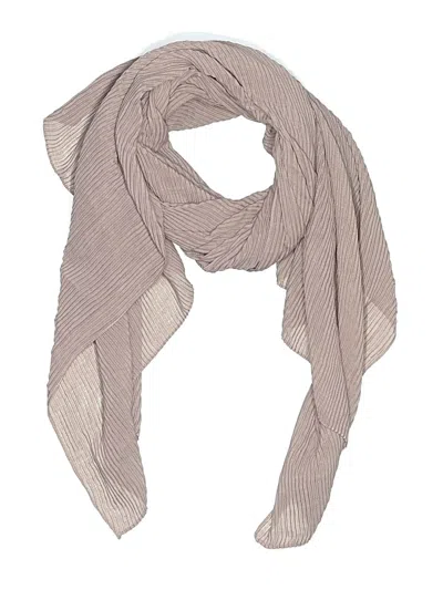 Pre-owned Assorted Brands Scarf In Gray