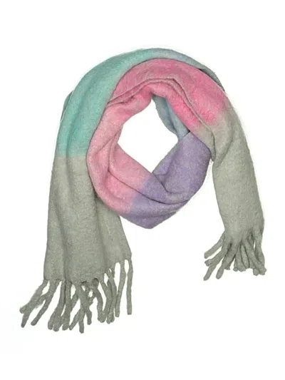 Pre-owned Assorted Brands Scarf In Gray