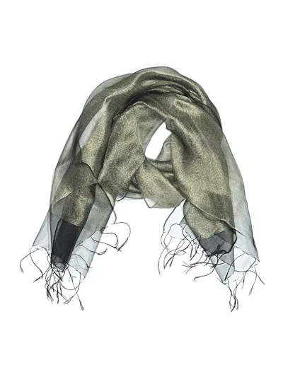 Pre-owned Assorted Brands Scarf In Gray