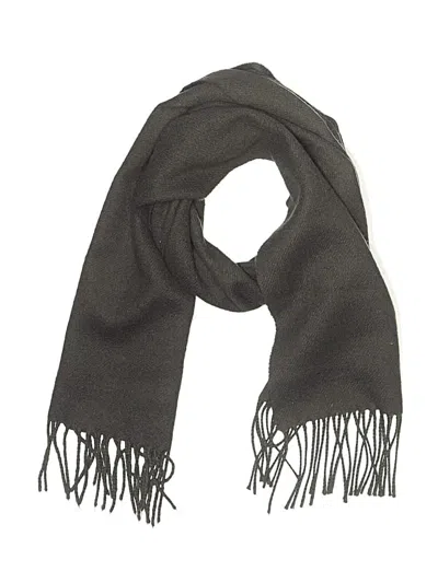 Pre-owned Assorted Brands Scarf In Gray