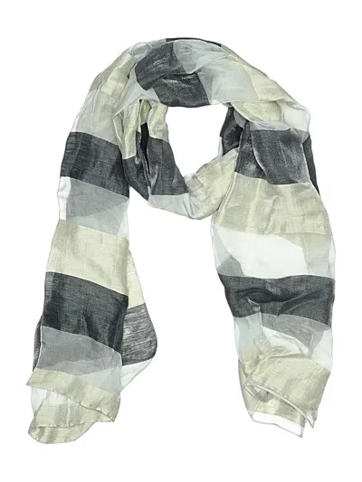 Pre-owned Assorted Brands Scarf In Gray