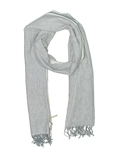 Pre-owned Assorted Brands Scarf In Gray