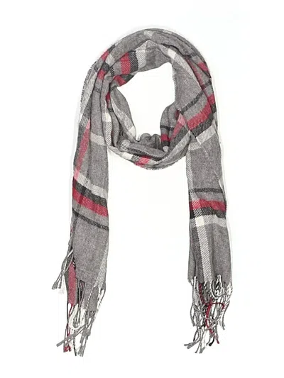 Pre-owned Assorted Brands Scarf In Gray