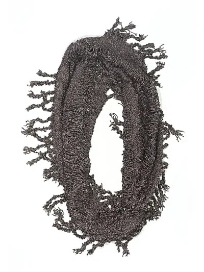 Pre-owned Assorted Brands Scarf In Gray