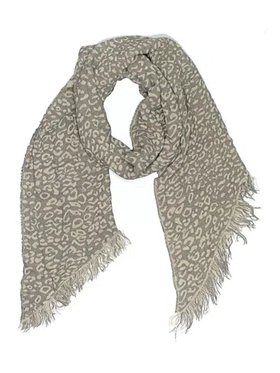 Pre-owned Assorted Brands Scarf In Gray