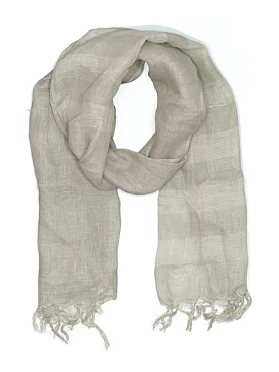 Pre-owned Assorted Brands Scarf In Gray