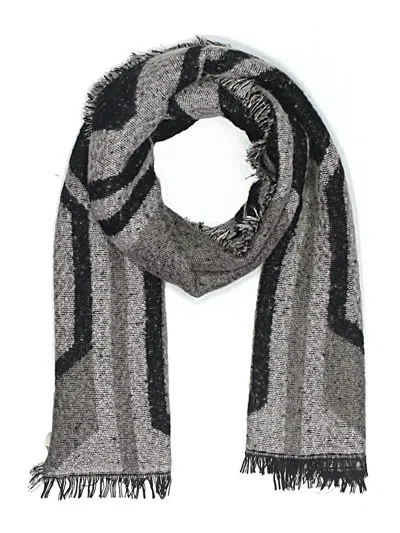 Pre-owned Assorted Brands Scarf In Gray