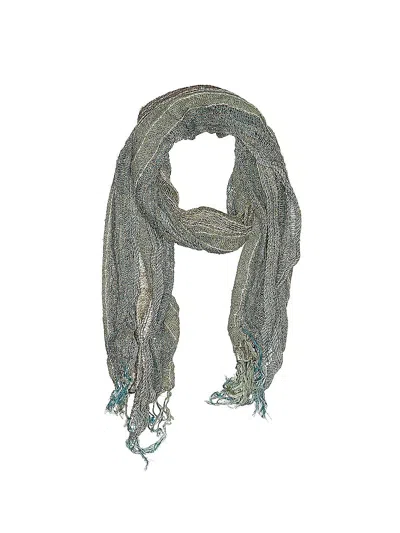 Pre-owned Assorted Brands Scarf In Green