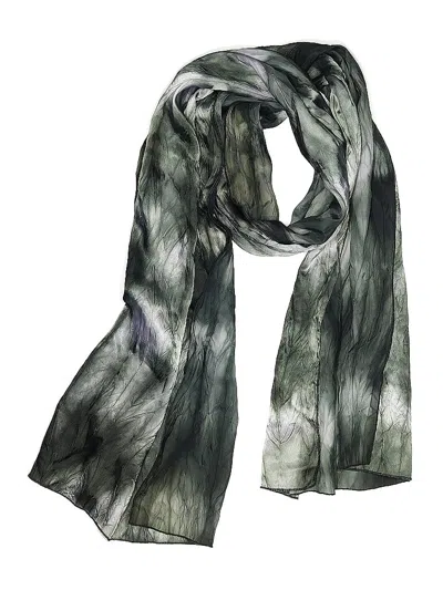 Pre-owned Assorted Brands Scarf In Green