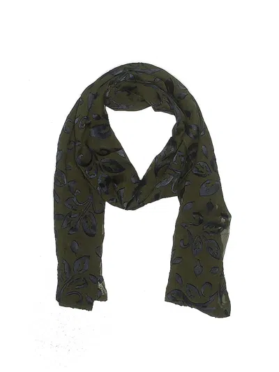 Pre-owned Assorted Brands Scarf In Green