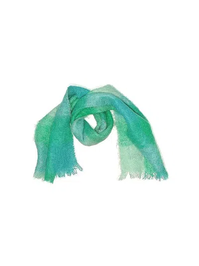Pre-owned Assorted Brands Scarf In Green