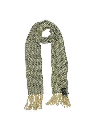 Pre-owned Assorted Brands Scarf In Green