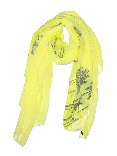 Pre-owned Assorted Brands Scarf In Green