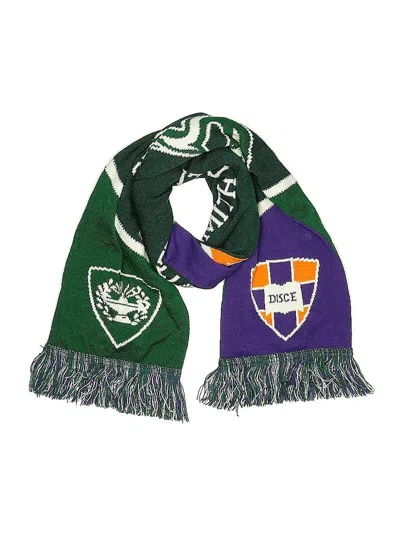 Pre-owned Assorted Brands Scarf In Green