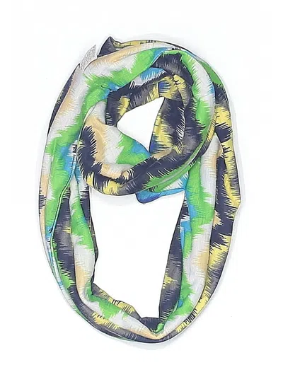 Pre-owned Assorted Brands Scarf In Green