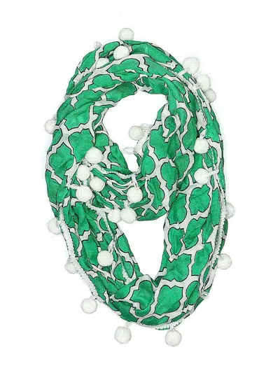 Pre-owned Assorted Brands Scarf In Green