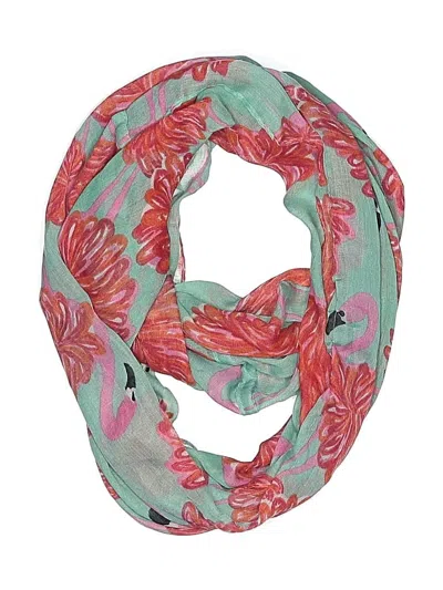 Pre-owned Assorted Brands Scarf In Green