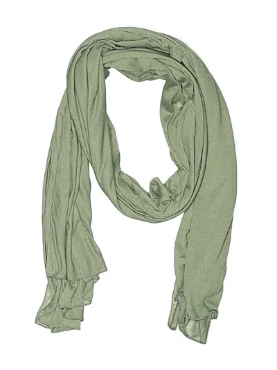 Pre-owned Assorted Brands Scarf In Green