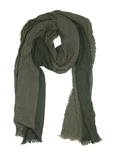 Pre-owned Assorted Brands Scarf In Green