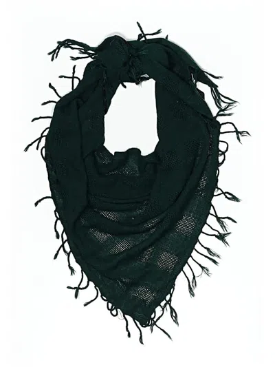Pre-owned Assorted Brands Scarf In Green