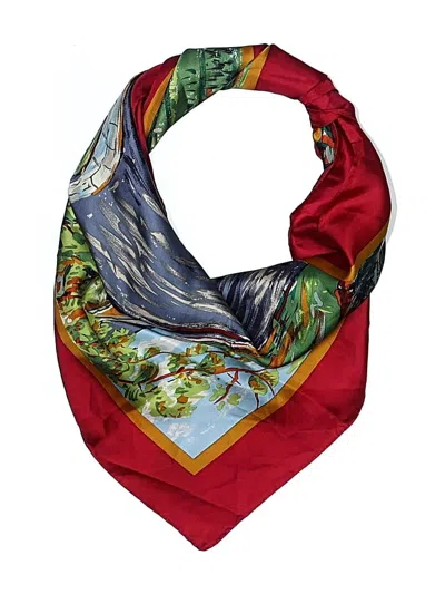 Pre-owned Assorted Brands Scarf In Green
