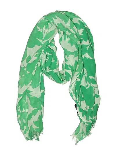 Pre-owned Assorted Brands Scarf In Green