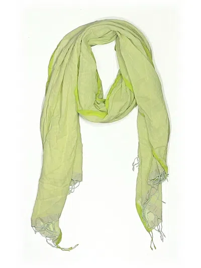 Pre-owned Assorted Brands Scarf In Green