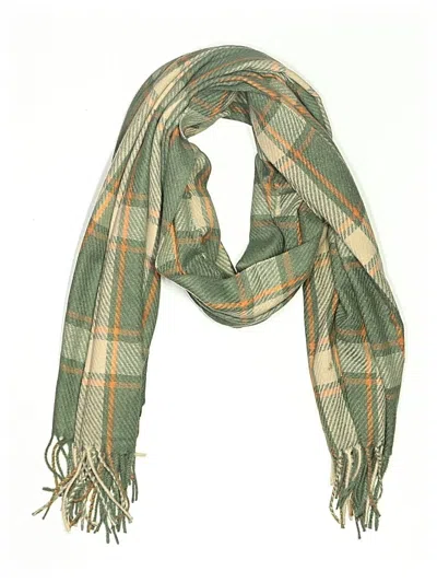 Pre-owned Assorted Brands Scarf In Green