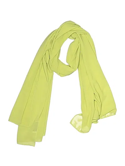Pre-owned Assorted Brands Scarf In Green