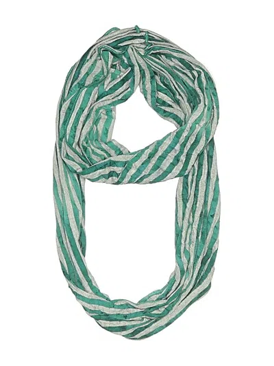 Pre-owned Assorted Brands Scarf In Green