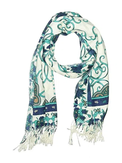 Pre-owned Assorted Brands Scarf In Green