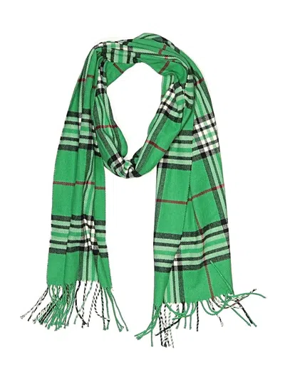 Pre-owned Assorted Brands Scarf In Green