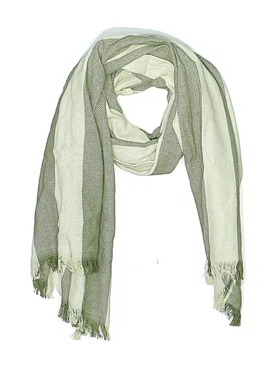 Pre-owned Assorted Brands Scarf In Green