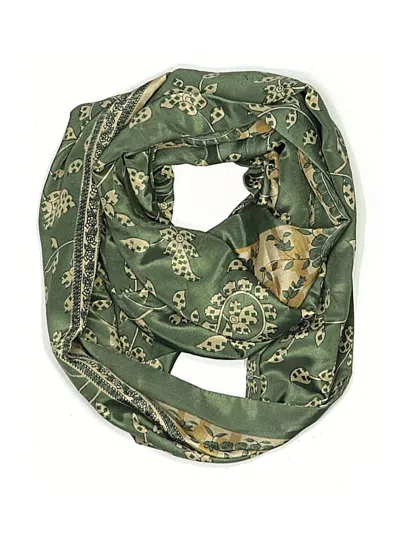 Pre-owned Assorted Brands Scarf In Green
