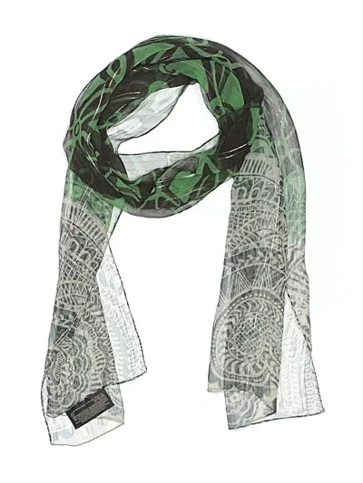 Pre-owned Assorted Brands Scarf In Green