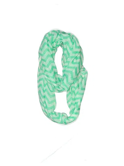 Pre-owned Assorted Brands Scarf In Green