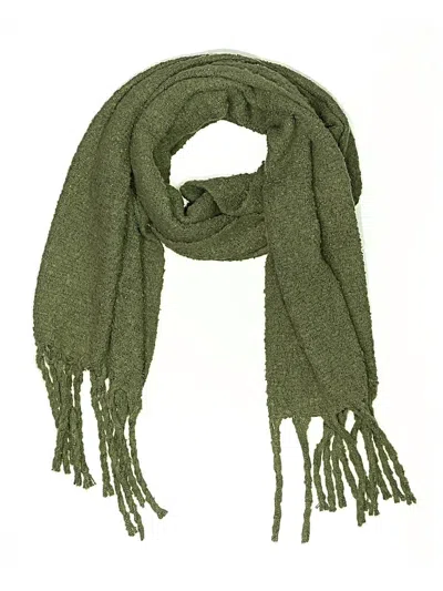 Pre-owned Assorted Brands Scarf In Green