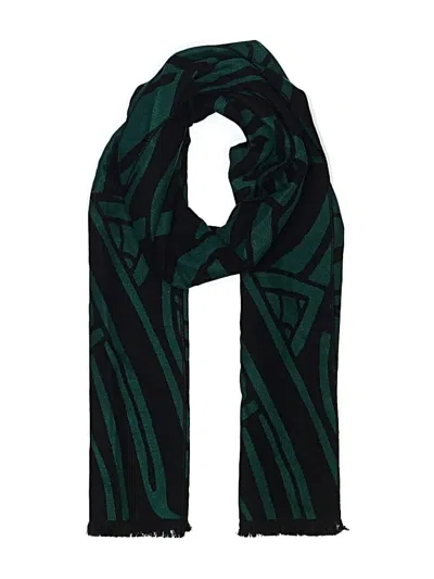 Pre-owned Assorted Brands Scarf In Green
