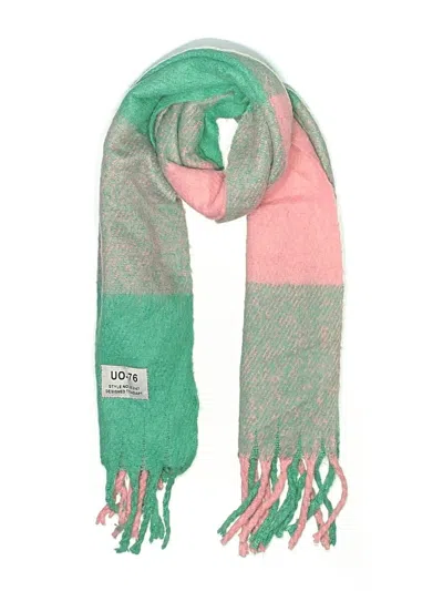 Pre-owned Assorted Brands Scarf In Green