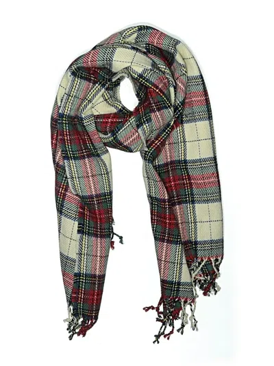 Pre-owned Assorted Brands Scarf In Green
